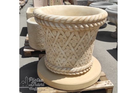 Vaso Grande Giallo Alben h. 78